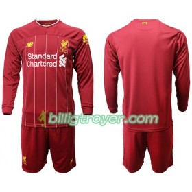 Billige Fotballdrakter Liverpool Barn Hjemmedraktsett 2019/20 Langermet